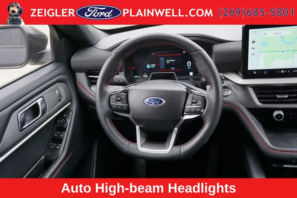 2025 Ford Explorer ST-Line Street Pack Performance Brakes Rear Camera