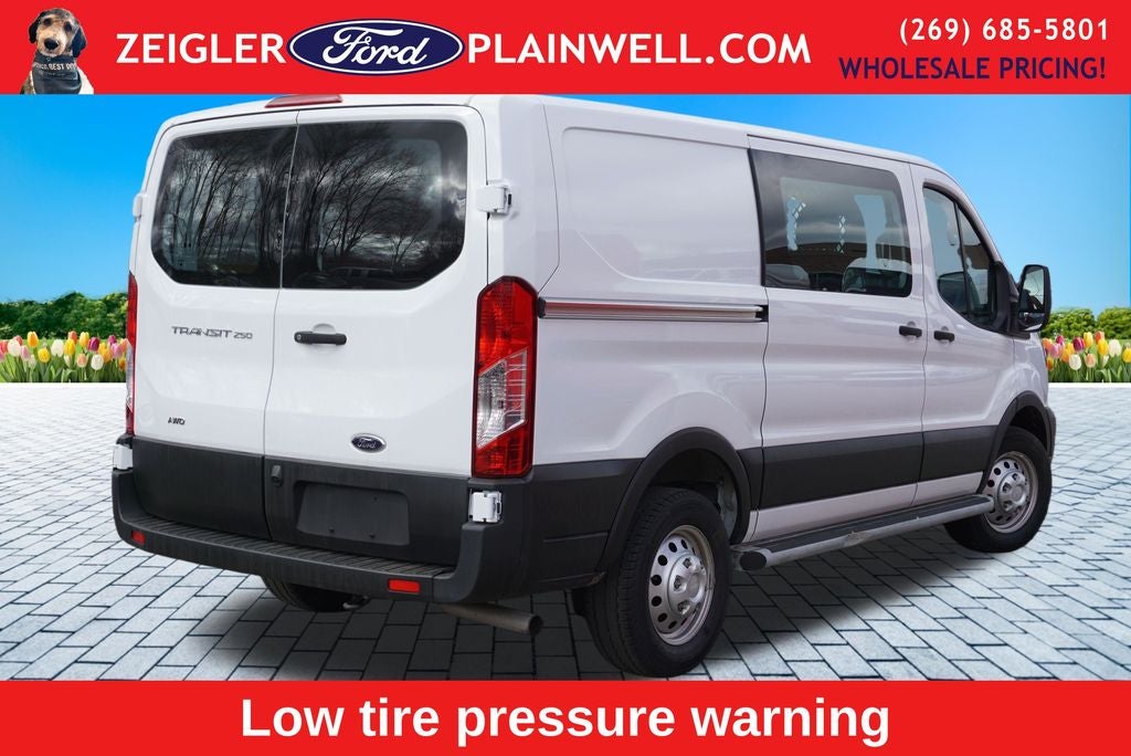 2024 Ford Transit-250 Base AWD LOW ROOF CARGO VAN REAR CAMERA RUNNING BOARDS