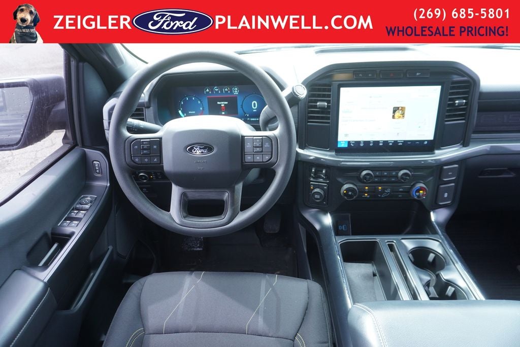 2024 Ford F-150 STX CREW CAB STX BLACK APPEARANCE PKG 20" WHEELS REAR