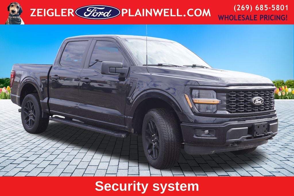 2024 Ford F-150 STX CREW CAB STX BLACK APPEARANCE PKG 20" WHEELS REAR