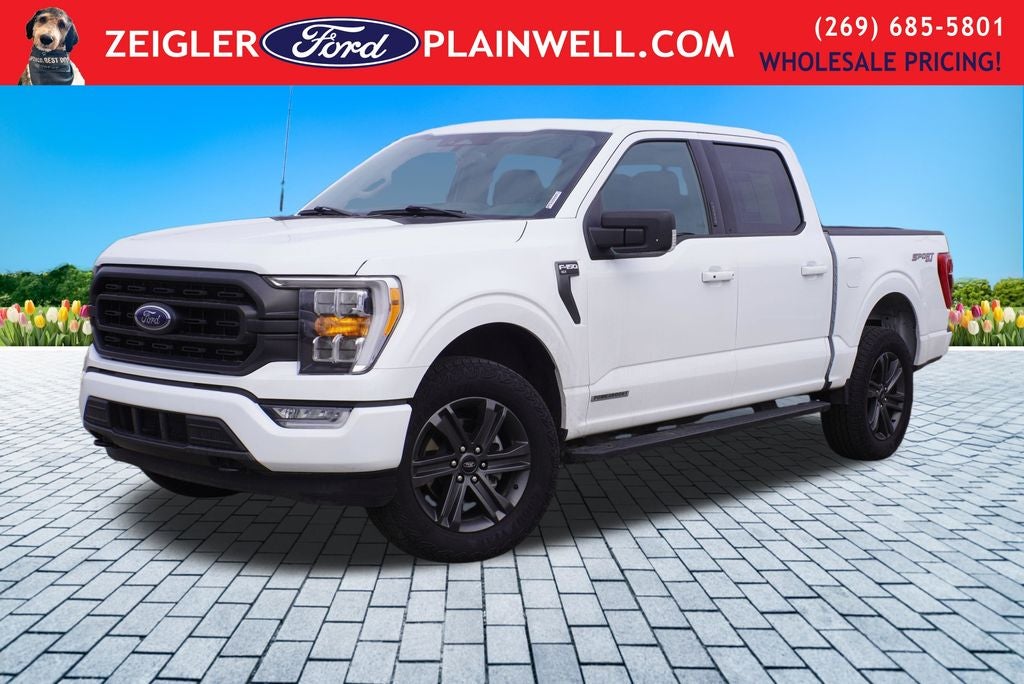 2023 Ford F-150 XLT HYBRID TWIN PANEL ROOF 20 ' BLACK ALLOYS REAR SLID