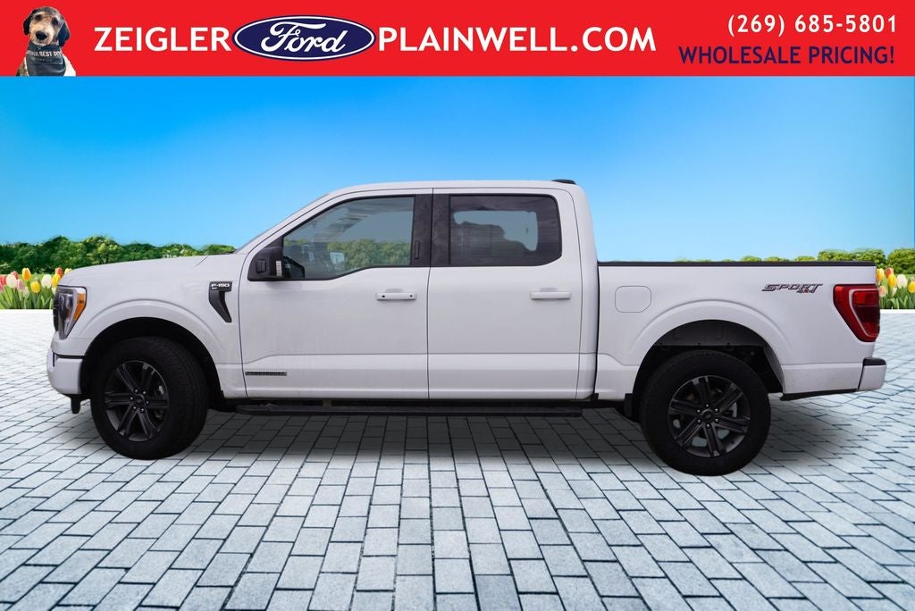 2023 Ford F-150 XLT HYBRID TWIN PANEL ROOF 20 ' BLACK ALLOYS REAR SLID