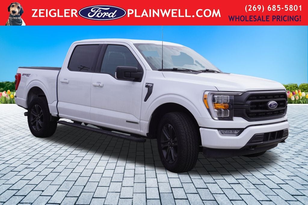 2023 Ford F-150 XLT HYBRID TWIN PANEL ROOF 20 ' BLACK ALLOYS REAR SLID