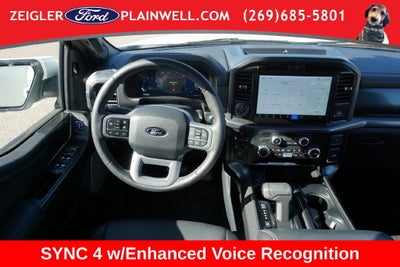 2025 Ford F-150 Lariat Black Appearance Pkg Twin Panel Roof Leather