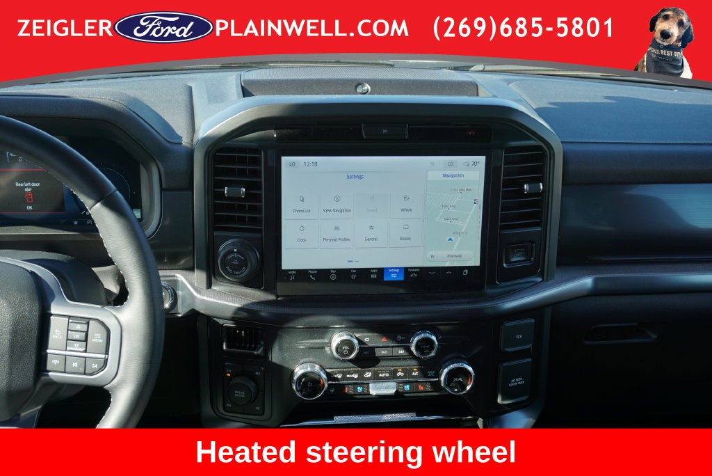 2025 Ford F-150 Lariat Black Appearance Pkg Twin Panel Roof Leather