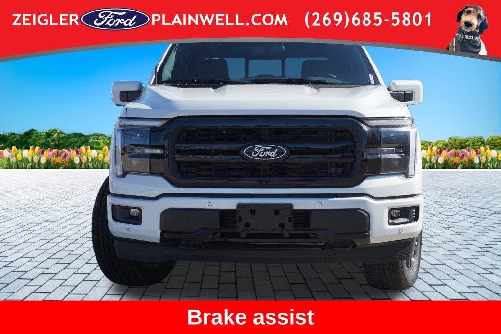 2025 Ford F-150 Lariat Black Appearance Pkg Twin Panel Roof Leather