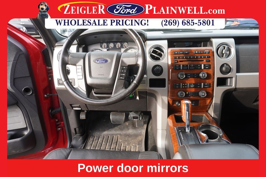 2010 Ford F-150 Lariat Ext Cab 4x4 V8 Heated & Cooled Seats Chrome Pkg T