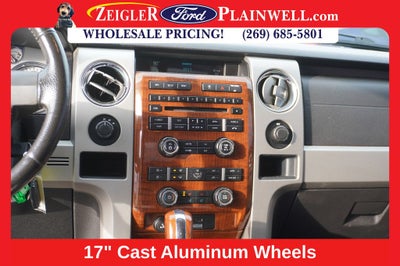 2010 Ford F-150 Lariat Ext Cab 4x4 V8 Heated & Cooled Seats Chrome Pkg T