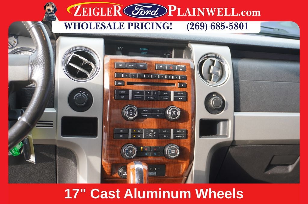 2010 Ford F-150 Lariat Ext Cab 4x4 V8 Heated & Cooled Seats Chrome Pkg T