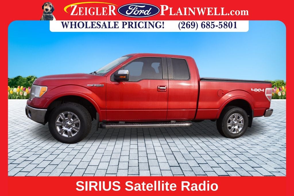 2010 Ford F-150 Lariat Ext Cab 4x4 V8 Heated & Cooled Seats Chrome Pkg T