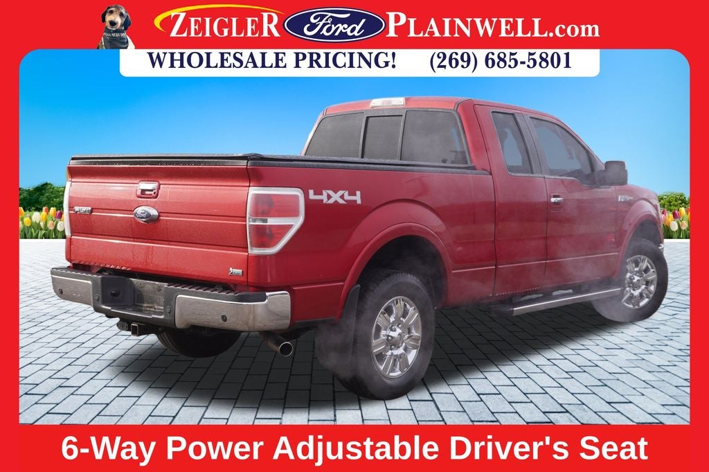 2010 Ford F-150 Lariat Ext Cab 4x4 V8 Heated & Cooled Seats Chrome Pkg T