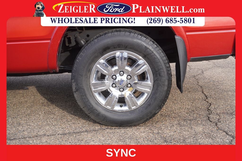 2010 Ford F-150 Lariat Ext Cab 4x4 V8 Heated & Cooled Seats Chrome Pkg T