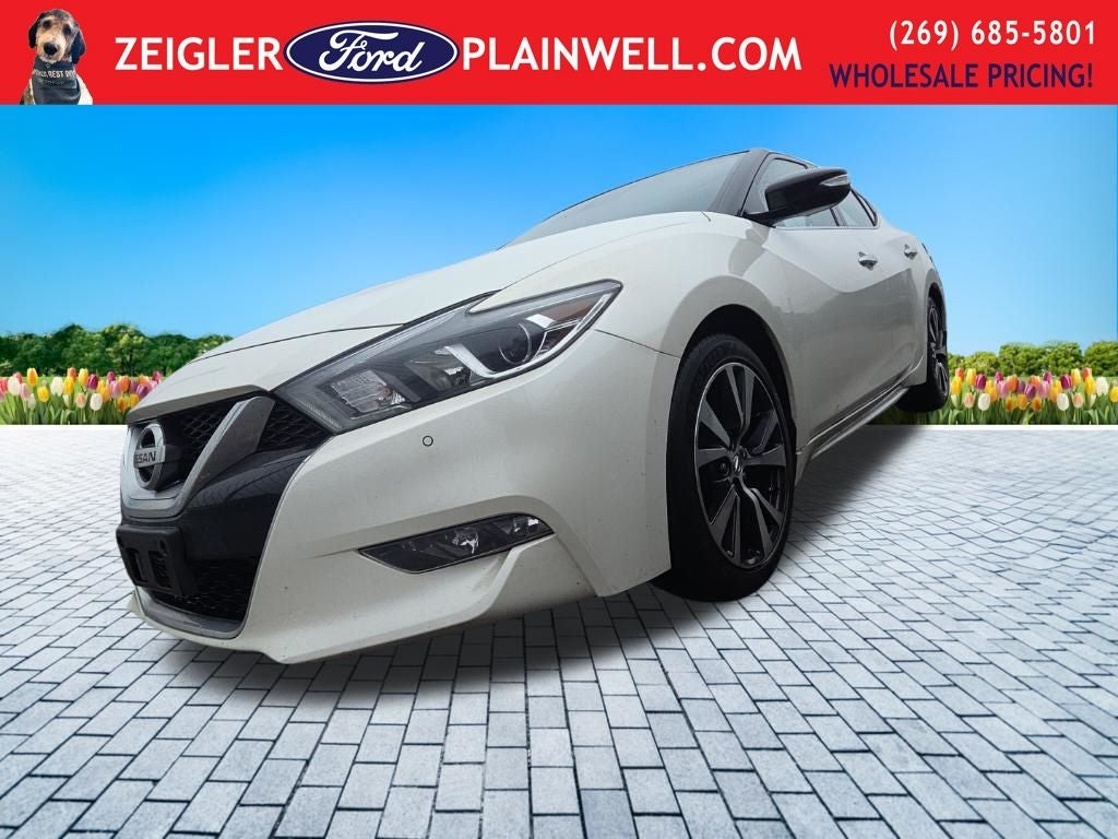 2016 Nissan Maxima Platinum Hested Leather Power Moonroof V6 Navigation Rear C