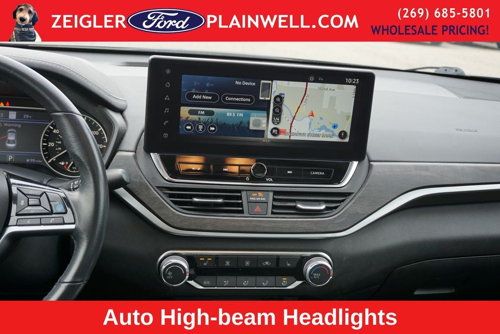 2023 Nissan Altima 2.5 SV AWD Power Moonroof Rear Camera Active Cruise Contr