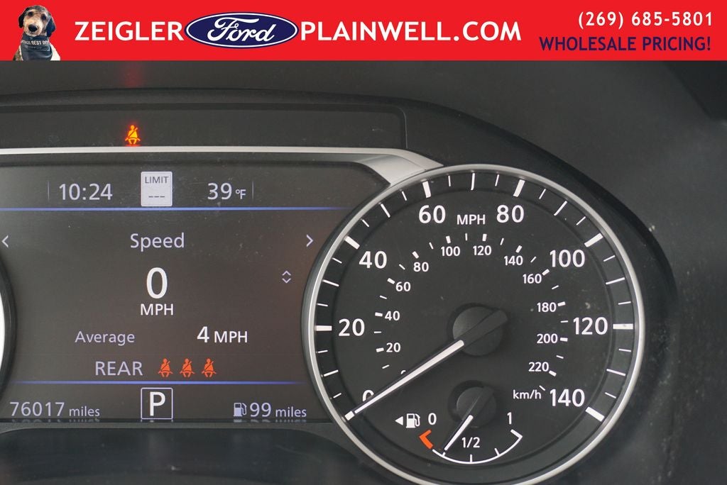 2023 Nissan Altima 2.5 SV AWD Power Moonroof Rear Camera Active Cruise Contr