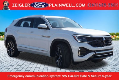 2025 Volkswagen Atlas Cross Sport 2.0T SEL Premium R-Line AWD Panoramic Roof Nav Leather Harmon Kardon Blis