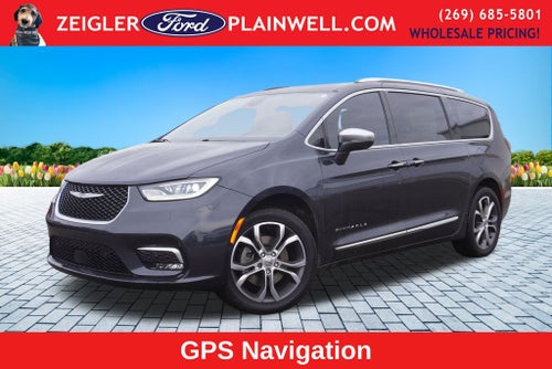 2021 Chrysler Pacifica Pinnacle Awd Panoramic Roofs Heated Leather DVDs Nav