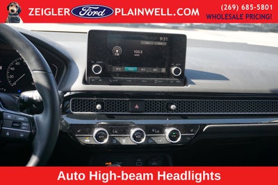 2022 Honda Civic EX Power Moonroof Power Seat Alloys Wheels Rear Camer