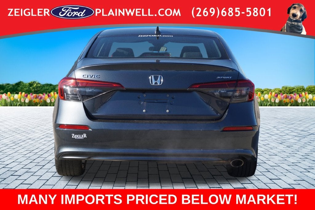 2023 Honda Civic Sport 2.0L DOHC COMBO SEATS ADPT CRUISE 18" BLACK WHEELS