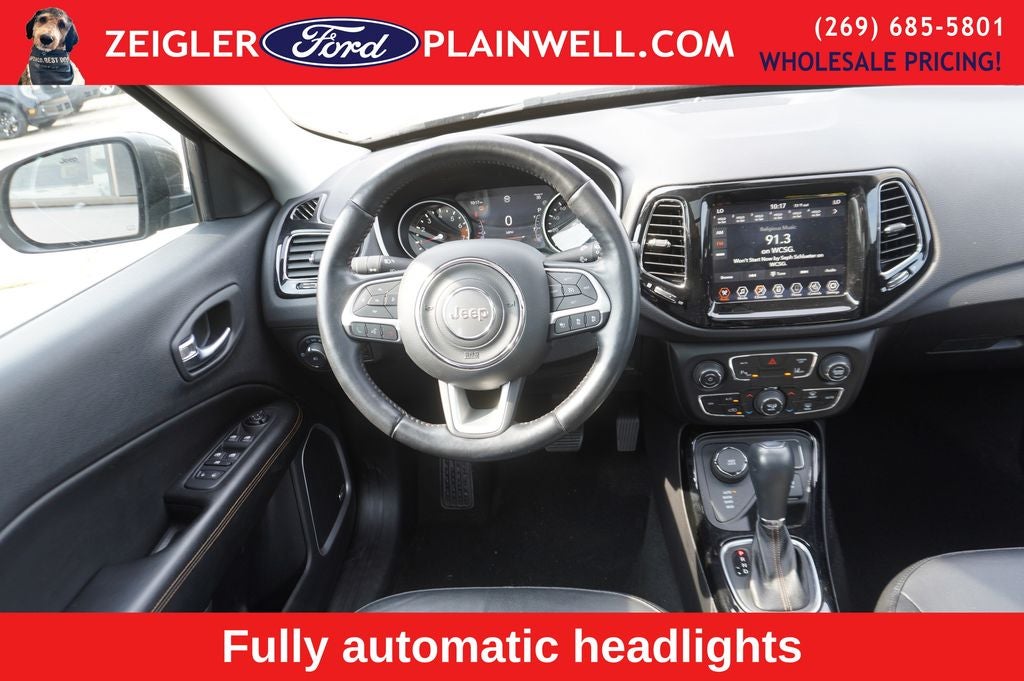 2021 Jeep Compass Limited 4x4 Leather Power Moonroof