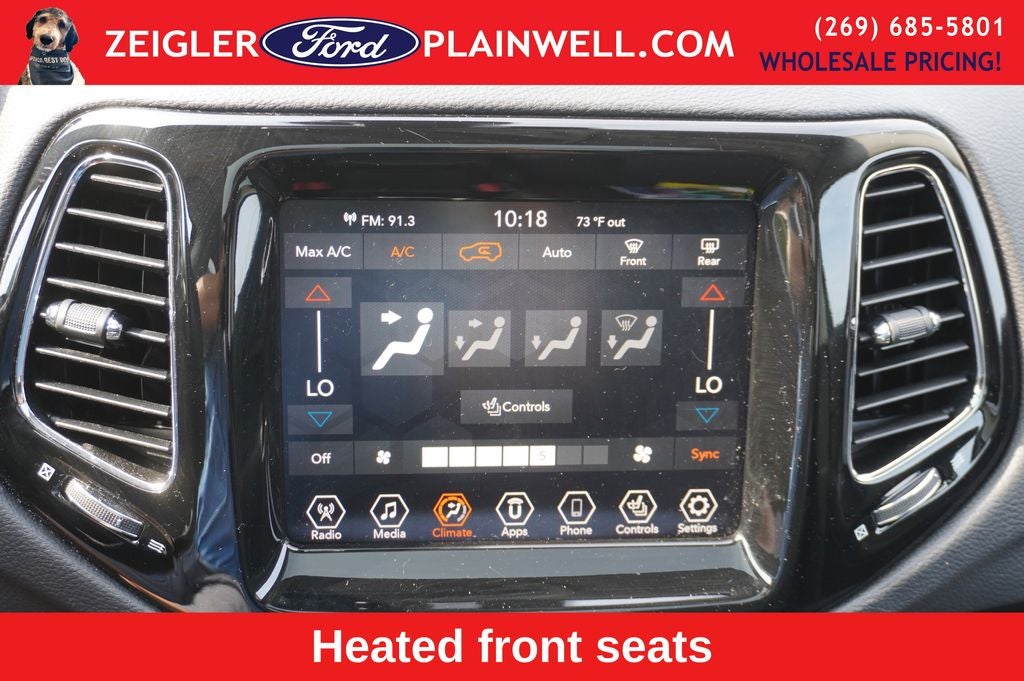 2021 Jeep Compass Limited 4x4 Leather Power Moonroof