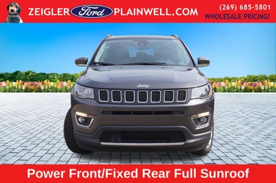 2021 Jeep Compass Limited 4x4 Leather Power Moonroof