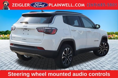 2023 Jeep Compass Limited Leather 4x4 Power Moonroof Black 2 Tone Top