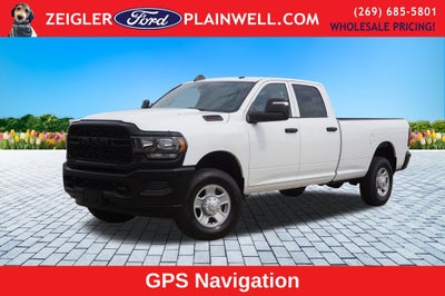 2023 RAM 3500 Tradesman 4x4 CREW CAB LONG BOX 6.4L V8 Nav HD Vinyl Seat Tr