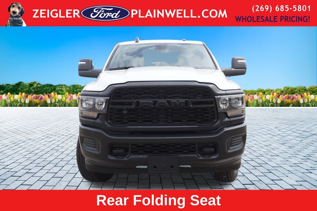2023 RAM 3500 Tradesman 4x4 CREW CAB LONG BOX 6.4L V8 Nav HD Vinyl Seat Tr
