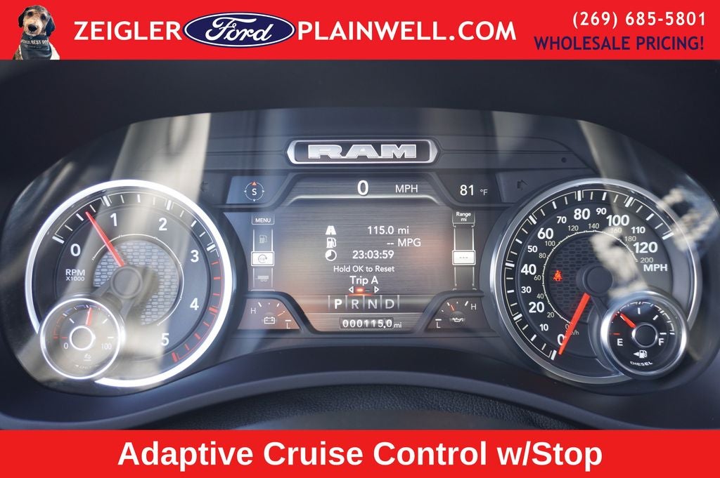 2024 RAM 3500 Tradesman CREW CAB 4X4 NAVIGATION 6.7 LITER CUMMINGS DIESEL