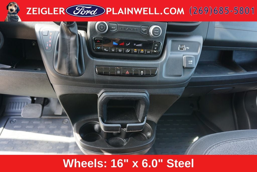 2025 RAM ProMaster 2500 Base 136" WHEEL BASE - LOW ROOF WORK VAN - REAR CAMER