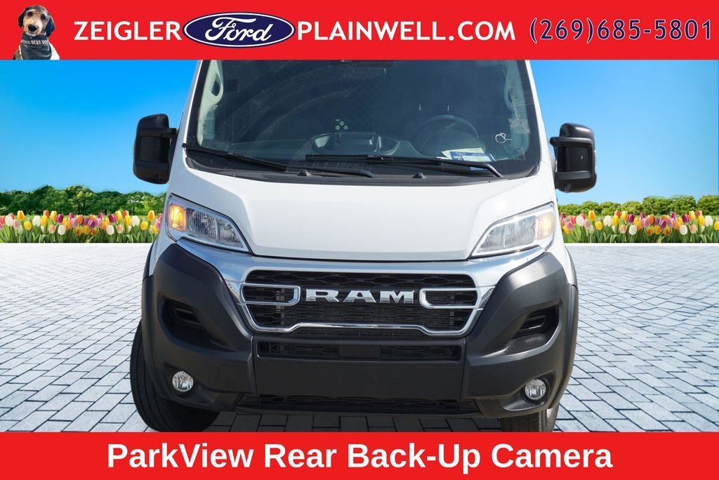 2025 RAM ProMaster 2500 Base 136" WHEEL BASE - LOW ROOF WORK VAN - REAR CAMER