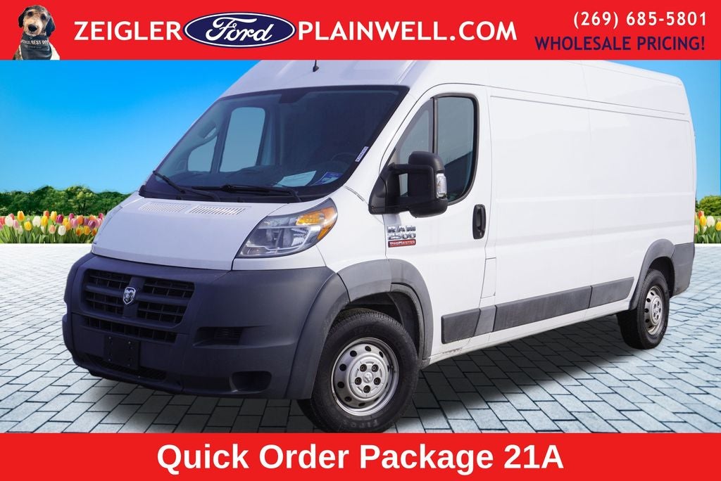 2018 RAM ProMaster 2500 High Roof High Roog Cargo Van 159" WB