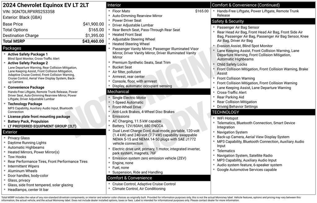 2024 Chevrolet Equinox EV LT