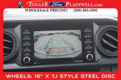 2021 Toyota Tacoma SR Access Cab Work Truck Rear Camera & Rear Topper