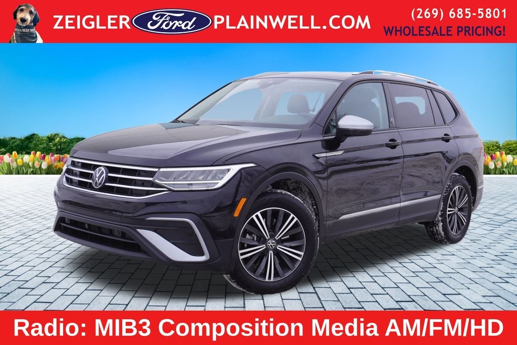 2024 Volkswagen Tiguan 2.0T Wolfsburg Edition Panoramic Moonroof Heated Leather Rear Camera 3rd
