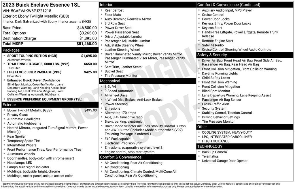 2023 Buick Enclave Essence