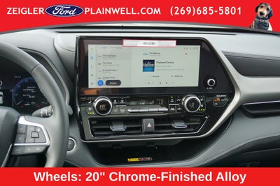 2026 Toyota Highlander Hybrid Limited POWER MOONROOF NAV HEATED LEATHER 20's