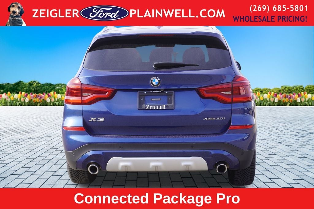 2020 BMW X3 xDrive30i AWD Panoramic Moonroof Navigation Heated Leather