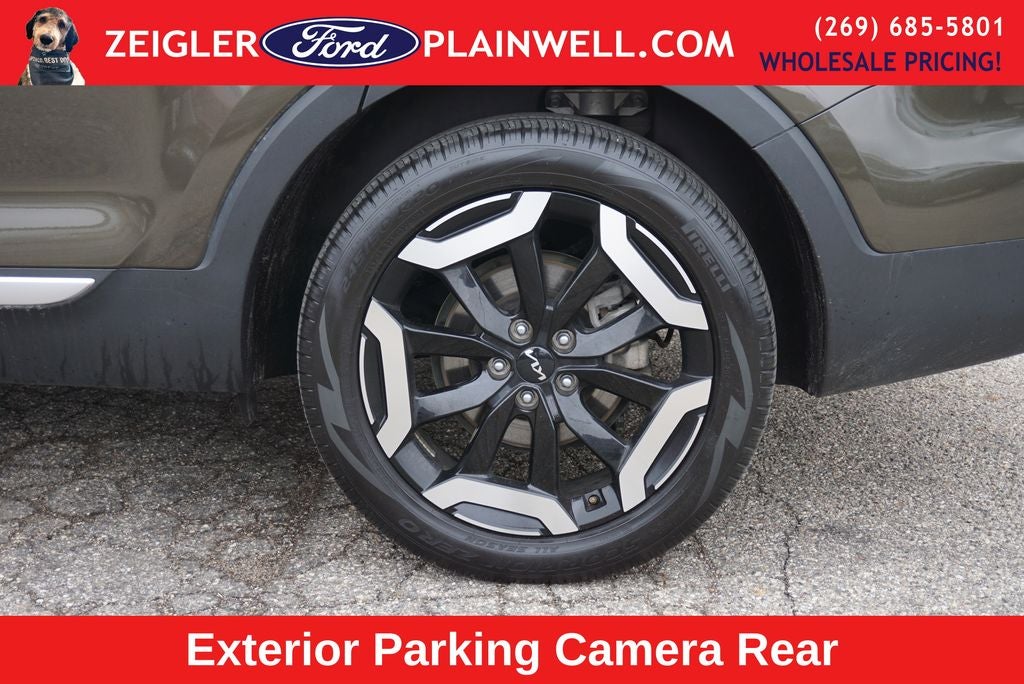 2025 Kia Telluride S V6 AWD Leather Power Moonroof Navigation Blis Blac