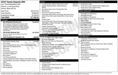 2024 Toyota Sequoia SR5