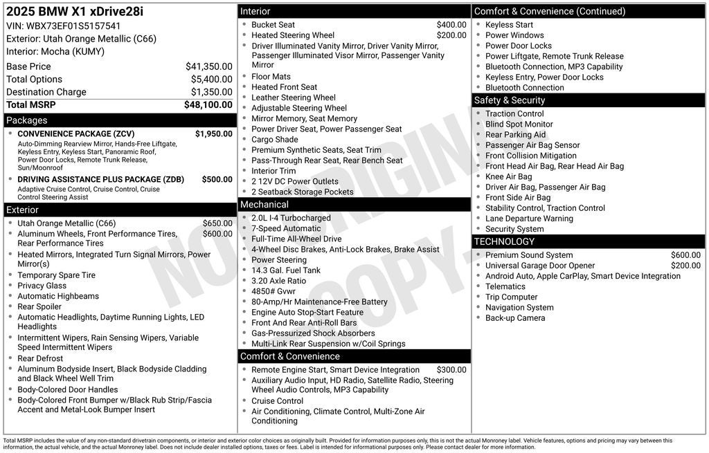2025 BMW X1 xDrive28i