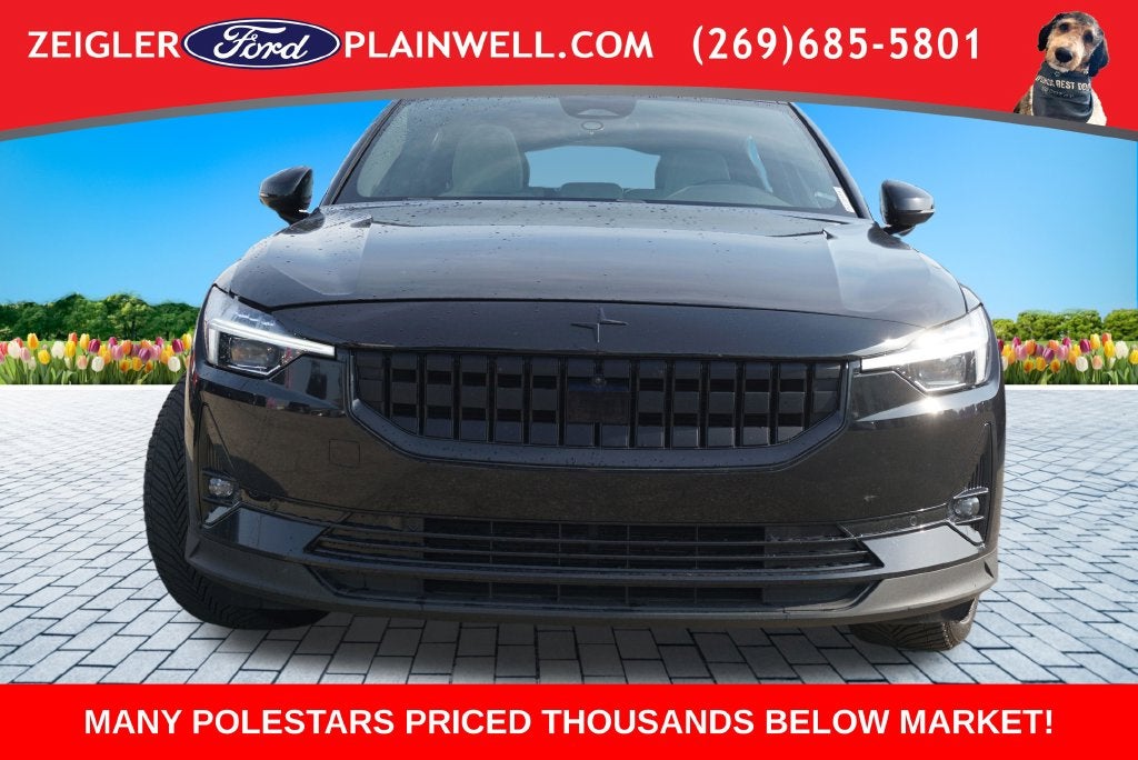 2023 Polestar 2 Long Range Dual Motor AWD Pilot Pk Plus 360 Camera Nav Pano Roof