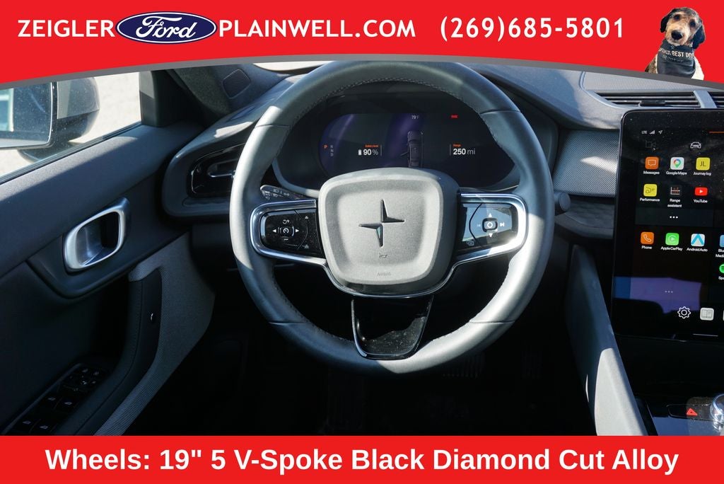 2024 Polestar 2 Long Range Dual Motor AWD Pilot Pkg Heated Seats Navigation Rear Camera