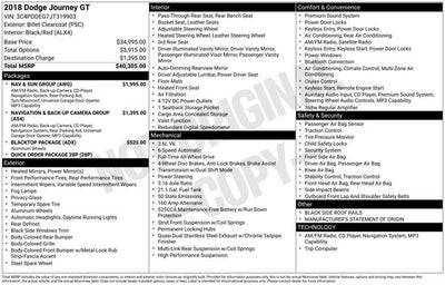 2018 Dodge Journey GT AWD