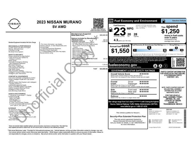 2023 Nissan Murano SV Intelligent AWD