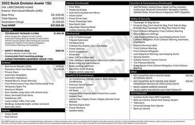 2022 Buick Envision AWD Avenir