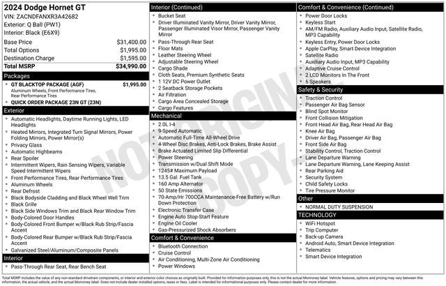 2024 Dodge Hornet GT AWD