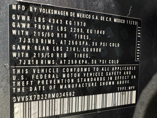 2024 Volkswagen Taos SE