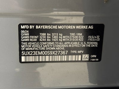 2025 BMW X7 xDrive40i